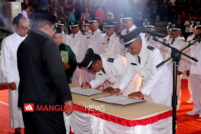 Bupati Agus Pelantikan Perbekel