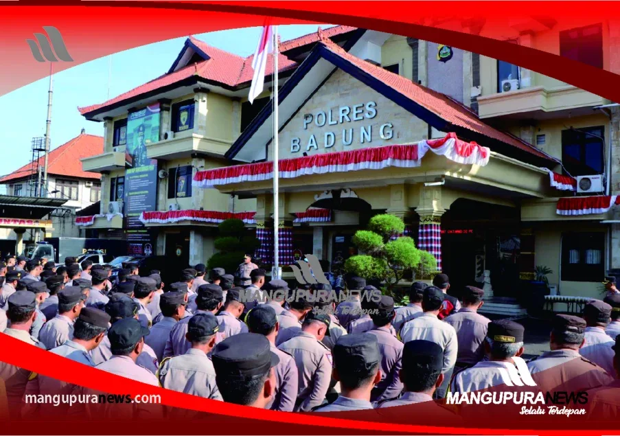 apel bersama polres badung