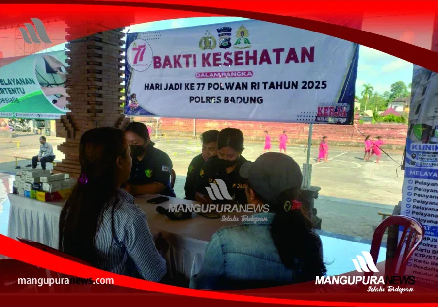 bakti kesehatan polwan badung