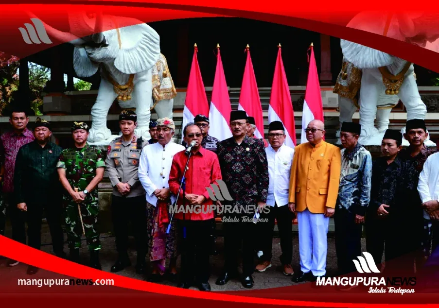 pemuka agama dan pecalang bersatu jaga kondusivitas bali pasca demonstrasi