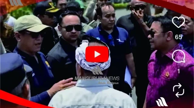 akses jalan ditutup dprd badung sidak ke gwk