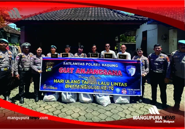 hut ke 70 lalu lintas, sat lantas polres badung