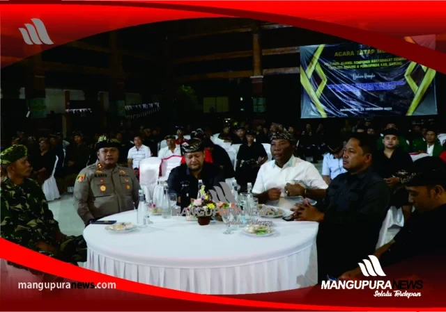 kapolres badung bersama forkopimda hadiri tatap muka dengan pecalang