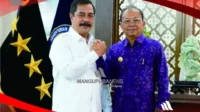 menteri imigrasi dan pemasyarakatan (imipas) ri  agus adrianto dan gubernur bali wayan koster