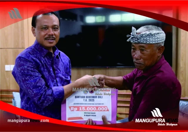 pemprov bali salurkan bantuan bencana