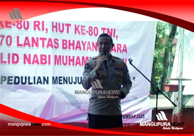 polda bali hadiri baksos forward