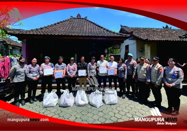 polres badung bantu anggota terdampak