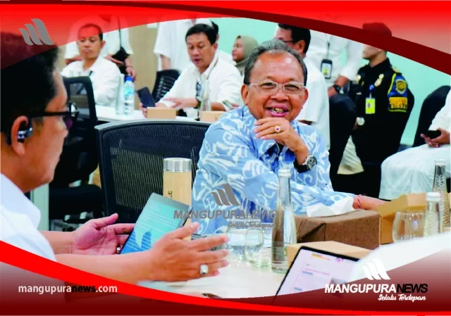 rapat evaluasi peningkatan pelayanan bandara i gusti ngurah rai