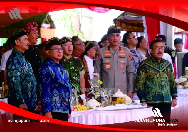 wakapolda bali pada acara jaga desa