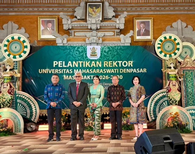 pelantikan rektor unmas denpasar1