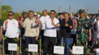 menteri lh dan gubernur koster tanam mangrove