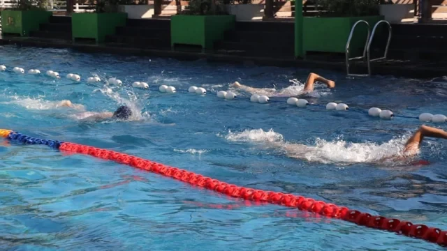 perenang dari china dan kazakhstan berlatih di pool klub jimbaran jelang open water championship